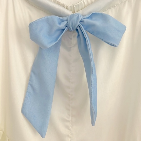 Beach Riot Aurora & Luna Pj Shorts White Blue - Picture 9 of 16